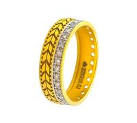 Bague pour femme en or jaune 22 carats poinçonné véritable
