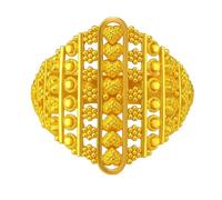 Bague pour femme en or jaune fin poinçonné 22 carats véritable