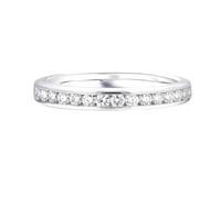 Bague pour Femme Fiancée Alliance Moissanite Or Blanc 14 Carats Bague avec Moissanite Taille Mère pour Épouse Fête Des Mères Bijoux