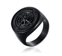 Bague pour homme de la marque Mendes Jewelry - Compas Black-19 mm