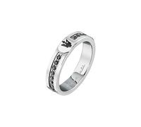 Bague pour Homme en Acier, PVD Noir, Pierre, Collection Iconic - JM423AVD30019