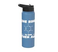 Bague pour les lier toutes les molécules de benzène Stainless Steel Insulated Water Bottle