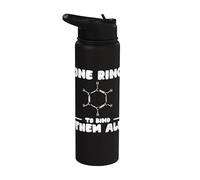 Bague pour les lier toutes les molécules de benzène Stainless Steel Insulated Water Bottle