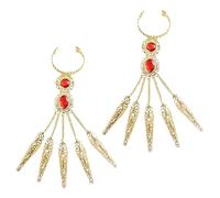 Bague pour ongles d'orteils en métal avec griffe pour danse, fête, spectacle, drame, cosplay, bijoux pour femme