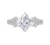 Bague Pour Pouce Femme, Bague Coussin Taille Brillant Taillée Comme Une Glace, Bague De Fiançailles Ou De Mariage Pour Femme, Saphir, Émeraude, Améthyste, Ru t Diamant Simulé, Bijou Cocktail