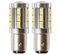 Bague Premium Rw382Led 6000 K Blanc Glace 12 V 382 P21 W Ba15S Baà¯Onnette Stop Ou Feu Arrière Led Ampoules - Paire