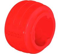 Bague Q&E Evolution Red 25 millimètres, forme conique pour faciliter l'insertion dans le tube, butées renforcées, design ergonomique avec identifiant de dimensions, couleur rouge (référence 1058012)