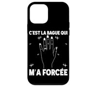 Bague Qui m'a Forcé EVJF Future Mariée Enterrement Vie Coque pour iPhone 12 Mini
