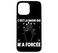 Bague Qui m'a Forcé EVJF Future Mariée Enterrement Vie Coque pour iPhone 13 Pro Max