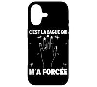 Bague Qui m'a Forcé EVJF Future Mariée Enterrement Vie Coque pour iPhone 17