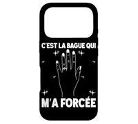 Bague Qui m'a Forcé EVJF Future Mariée Enterrement Vie Coque pour iPhone 17 Pro