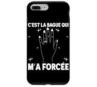 Bague Qui m'a Forcé EVJF Future Mariée Enterrement Vie Coque pour iPhone 7 Plus/8 Plus