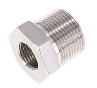 Bague réductrice en acier inoxydable 1'' NPT x 1/2'' NPT M/F 140 Bar - Hydraulique