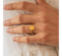 Bague réglable astro doré - verseau
