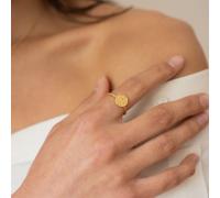 Bague réglable astro doré - vierge