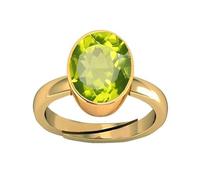 Bague réglable certifiée (qualité spéciale) non chauffée non traitée 8,25 Ratti 7,45 carats Ceylone naturelle Péridot vert Pierre précieuse par Lab Certified(Gb1)-B0DN1MPM-01