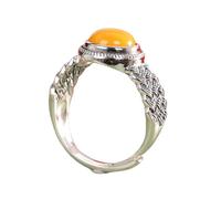 Bague réglable pour femme, rétro en détresse tressée torsadée incrustée de ruban de cire d'abeille bijoux pour mariage éternité promesse cadeau de cercle de doigts