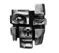 Bague réglable pour femme - Vintage 3D visage abstrait bijoux gothiques bijoux pour vacances, plage, festival, quotidien, mariage