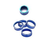Bague Réglage Bouton Réglage Commutateur Volume Climatiseur Pour Volvo S60 V60 XC60 V40 S80 Interrupteurs climatisation(BLEU)