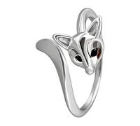 Bague Renard Ouverte Ajustable Tendance Mignonne