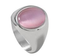 Bague Retro, Anneaux en Pierre Naturelle | Naturel Gemme Bande Anneau Ovale | Bijoux Vintage De Luxe Élégant pour Adolescentes Filles Bijoux pour, se beskrivning, acier titane respectueux de
