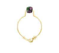 Bague rubis zoïsite & or (54)