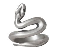 Bague serpent pour femme, bague classique de l'année du serpent 2025 - Charmante bague serpent pour homme et femme - Bague classique pour le Nouvel An