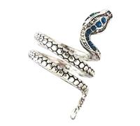 Bague serpent pour homme, bague délicate tendance - Bague réglable rétro tendance avec strass pour décoration de bijoux, Refer to description, Alliage + strass, Unisexe
