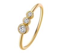 Bague sertie de zircones : fabriquée en cuivre pur, cette bague est polyvalente et convient pour la superposition, ce qui en fait un excellent cadeau pour les femmes