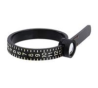 Bague Sizer - Outil de mesure de bague réglable - Avec fenêtre agrandie - Outil de mesure de bague - Taille de bague - Taille de bague US 1-17 - Outil de mesure UK, Siehe Beschreibung, Voir