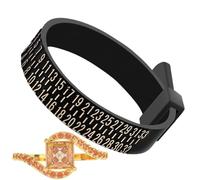 Bague Sizer UK et US, mesure de la circonférence du doigt réglable, règle douce, outil de taille de bijoux réutilisable, facile à utiliser, guide de bijoux de taille de bague pour hommes et femmes