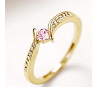 Bague solitaire fine en oxyde de zirconium classique pour femme | Bagues de fiançailles de promesse, tenue quotidienne décontractée, bijoux de mariée