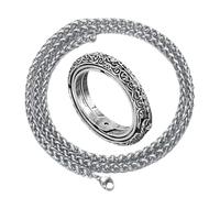 Bague sphère astronomique, collier de couple boule astronomique Bagues