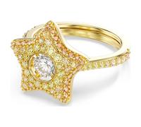 Bague Sublima, Taille ronde, Étoile, Multicolore, Doré à l’or 18 carats (750/1000) 50-55