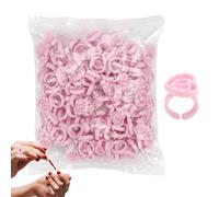 Bague support de colle à cils - Tasse d'encre, bague flexible, taille de voyage compacte, contrôle facile d'application, prise en main confortable | maquillage professionnel rouge à lèvres