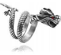 Bague SYGNET Dragon Ajustable Vintage MALE METAL ARGENT