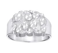 Bague tendance en argent sterling 925 - 15 x 6,7 mm - Taille 11 - Unisexe