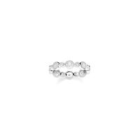 Bague - THOMAS SABO - Cercles Pierres Blanches Argent - Femme - Oxyde de zirconium M