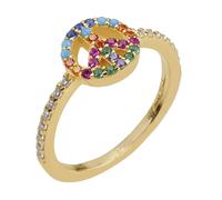 Bague Thomas Sabo femme TR2373-488-7-58 Peace argent 925 taille 58 18,4 Ø neuve