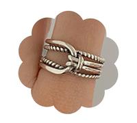 Bague torsadée tendance, minimaliste et moderne, avec des détails exquis, simple et polyvalente, tendance et élégante, avec un charme luxueux discret., Universal size, Métal, Aucune pierre précieuse