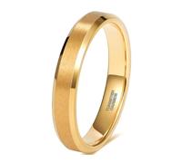 Bague Tungstène Carbide Unisexe 2-8mm, Bague Large Simple Taille 47 à 72 | Alliance de Promesse Brossé