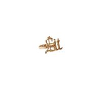 Bague Urban Classics Lit Chunky Doré S/M