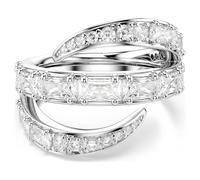 Bague Vienna, Tailles variées, Cygne, Blanche, Métal rhodié 55-60