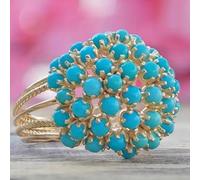 Bague vintage en cuivre pour femme, cadeau pour elle