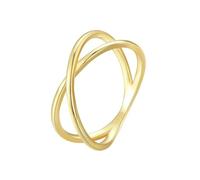 Bague X En Or, Délicate Et Minimaliste, En Argent Sterling 925, Croix, Pour Femme, Bijou De Promesse, 2 Couleurs