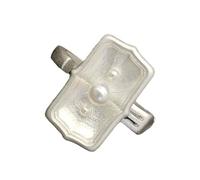 Bagues à carrée géométriques à la mode avec ouverture réglable et bijoux en perles pour des occasions décontractées ou formelles Bijoux élégants non conformistes