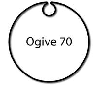 Bagues adaptation moteur Nice Era M et MH - Ogive 70
