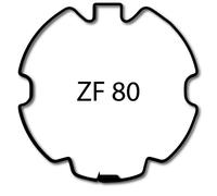 Bagues adaptation moteur Nice Era M et MH - ZF 80