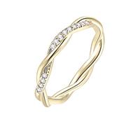 Bagues Anillos en oxyde de zirconium pour femme Bagues tendance Mujer Bagues de Saint-Valentin pour femmes, 9, Cuivre, Pas de pierre précieuse