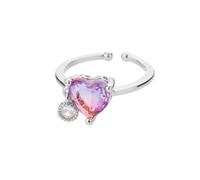 Bagues Bague Bijoux Femme Hommes Anneaux Coeur Pour Femmes Coeur Bague Ajustable Femme Accessoires De Fête De Mariage Redimensionnable Jz5206P
